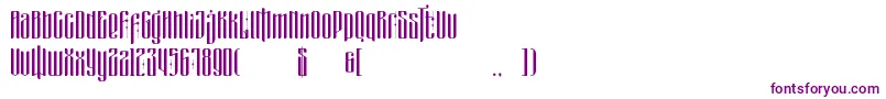 masquerouge-fontti – violetit fontit valkoisella taustalla