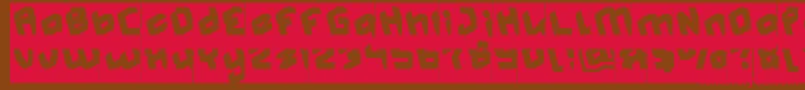 Weitere Informationen zur MASTER Inverse-Schriftart MASTER Inverse-Schriftart – Rote Schriften auf braunem Hintergrund