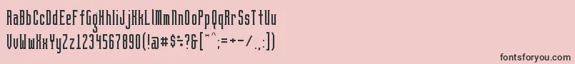 BrightontwoSerifNbp Font – Black Fonts on Pink Background
