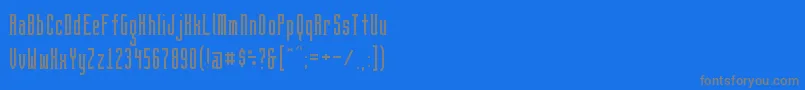 BrightontwoSerifNbp Font – Gray Fonts on Blue Background