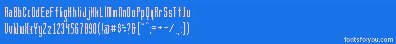 BrightontwoSerifNbp Font – Pink Fonts on Blue Background