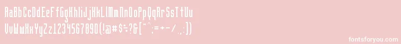 BrightontwoSerifNbp Font – White Fonts on Pink Background