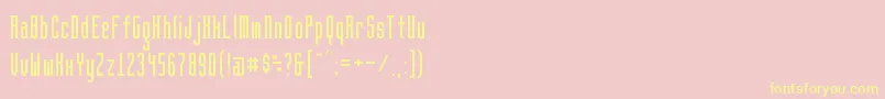 BrightontwoSerifNbp Font – Yellow Fonts on Pink Background