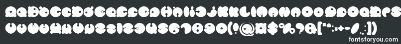 MASTER PANDA Bold-fontti – valkoiset fontit
