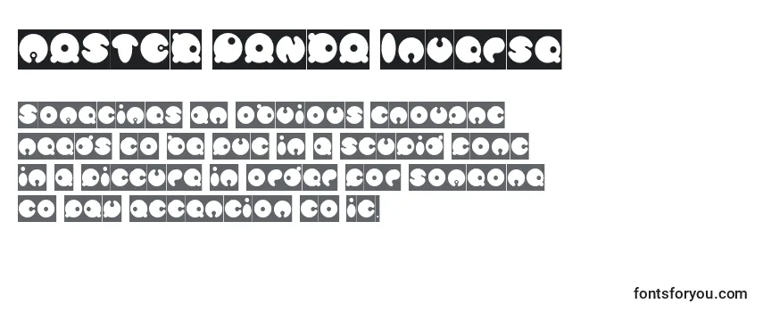 MASTER PANDA Inverse Font