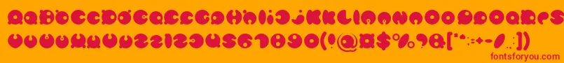 MASTER PANDA Light Font – Red Fonts on Orange Background