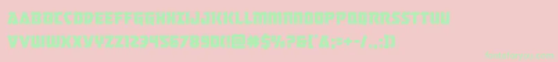 Шрифт masterbreaker – зелёные шрифты на розовом фоне