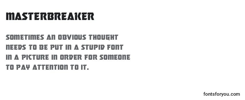 Masterbreaker (133750) フォントのレビュー