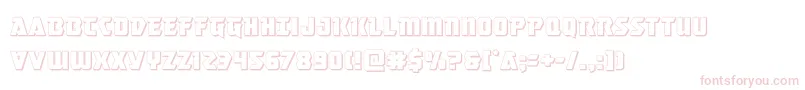 masterbreaker3d Font – Pink Fonts on White Background