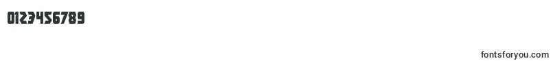 Fonte masterbreakercond – fontes para números e dígitos