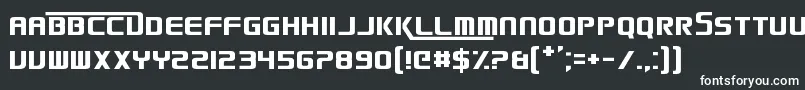 SmackLaidethDown2016 Font – White Fonts on Black Background