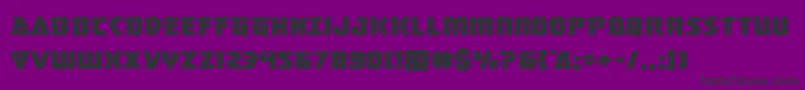 フォントmasterbreakerexpand – 紫の背景に黒い文字
