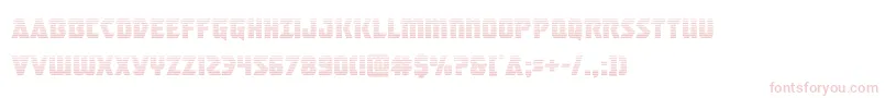 masterbreakergrad Font – Pink Fonts on White Background