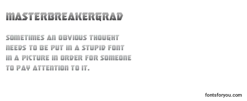 Шрифт Masterbreakergrad (133763)