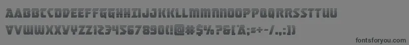 masterbreakergrad Font – Black Fonts on Gray Background