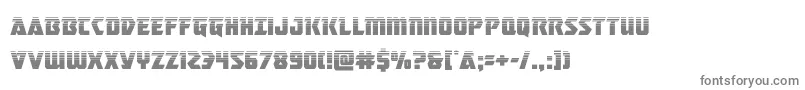 フォントmasterbreakerhalf – 白い背景に灰色の文字