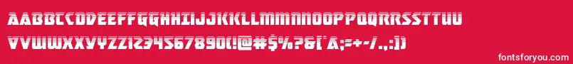 masterbreakerhalf Font – White Fonts on Red Background