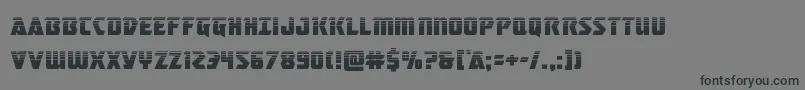 masterbreakerhalf Font – Black Fonts on Gray Background