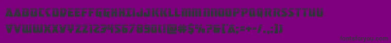 masterbreakerhalf Font – Black Fonts on Purple Background
