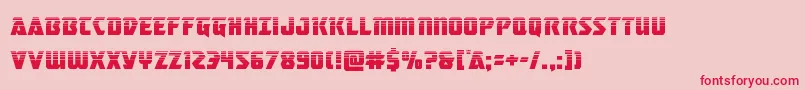 masterbreakerhalf Font – Red Fonts on Pink Background