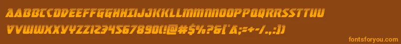 fuente masterbreakerhalfital – Fuentes Naranjas Sobre Fondo Marrón