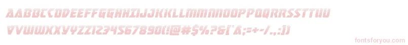 Fonte masterbreakerhalfital – fontes rosa em um fundo branco