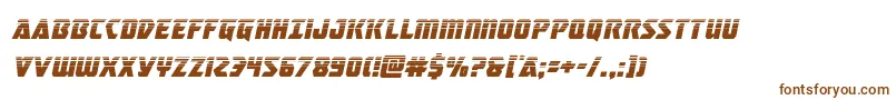 Шрифт masterbreakerhalfital – коричневые шрифты на белом фоне