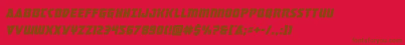 fuente masterbreakerital – Fuentes Marrones Sobre Fondo Rojo