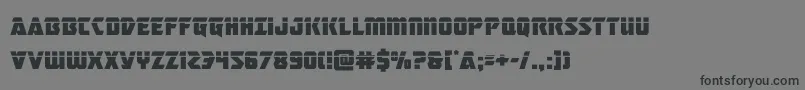 masterbreakerlaser Font – Black Fonts on Gray Background