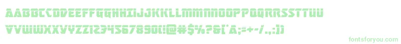 masterbreakerlaser Font – Green Fonts on White Background