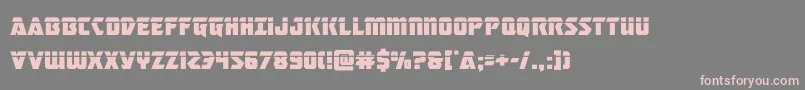 masterbreakerlaser Font – Pink Fonts on Gray Background