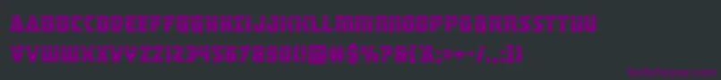 masterbreakerlaser Font – Purple Fonts on Black Background