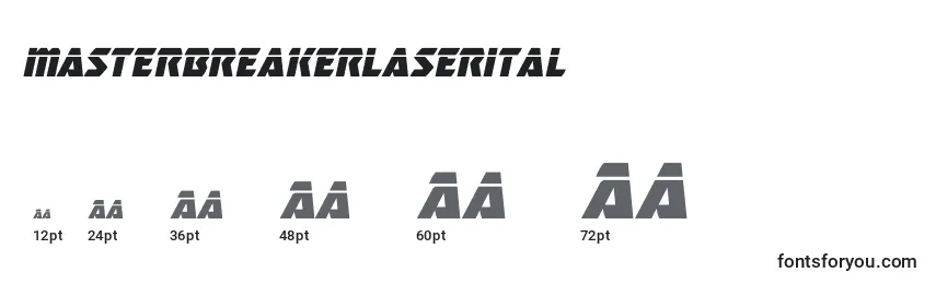 Masterbreakerlaserital (133775) Font Sizes