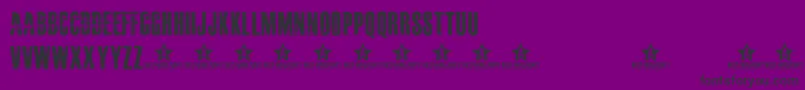 MASTERPLAN    Font – Black Fonts on Purple Background