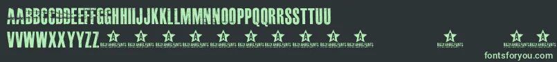 MASTERPLAN    Font – Green Fonts on Black Background