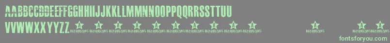 MASTERPLAN    Font – Green Fonts on Gray Background