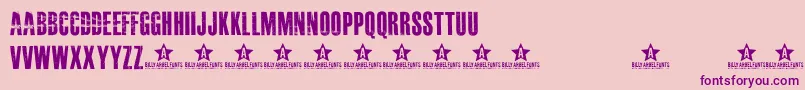 MASTERPLAN    Font – Purple Fonts on Pink Background