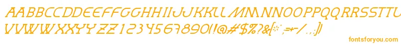 MastumThinItalic Font – Orange Fonts