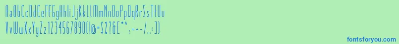 More about Matchbook Font Matchbook Font – Blue Fonts on Green Background