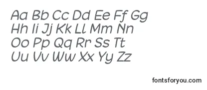 Schriftart Matchinger Italic Font by 7NTypes