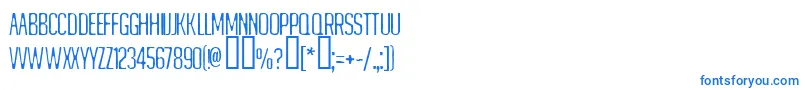 フォントMATEJINO – 青いフォント