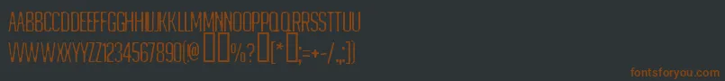 MATEJINO Font – Brown Fonts on Black Background