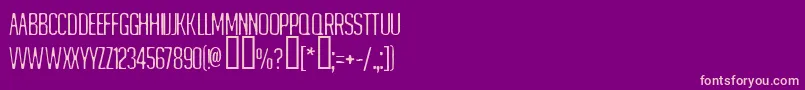 MATEJINO Font – Pink Fonts on Purple Background