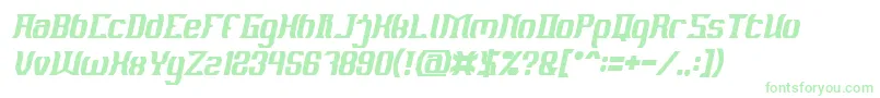 MATERIAL SCIENCE Bold Italic-fontti – vihreät fontit
