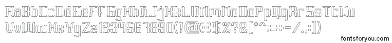 MATERIAL SCIENCE Hollow-fontti – Fontit Adobe Acrobatille