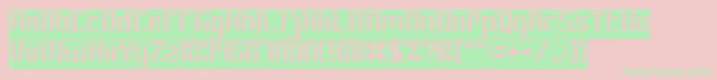 MATERIAL SCIENCE Inverse Font – Green Fonts on Pink Background