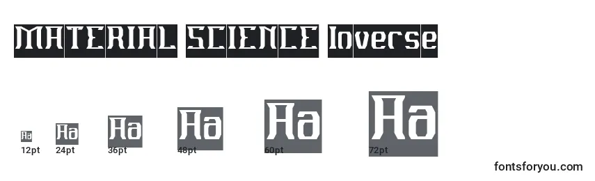 MATERIAL SCIENCE Inverse Font Sizes