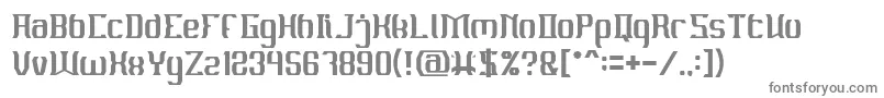 フォントMATERIAL SCIENCE – 白い背景に灰色の文字