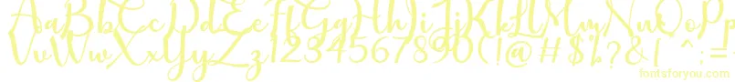 mathilda Font – Yellow Fonts