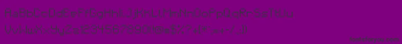 フォントmatrixdancer – 紫の背景に黒い文字